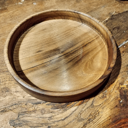 Piste à Dés en Noyer Massif artisanal  – Personnalisée avec Gravure Laser